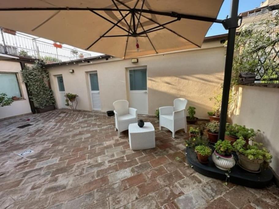 Affittacamere Il Cortile Chiaravalle Marche Eksteriør bilde